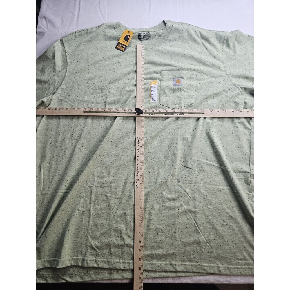 Carhartt Force T Shirt Mens 4XL Green Pocket Relaxed Short Sleeve Midweight Work